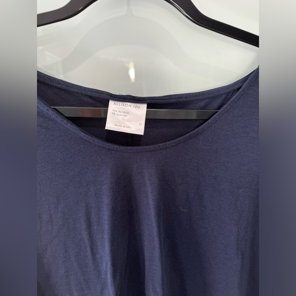 Blue crop top
